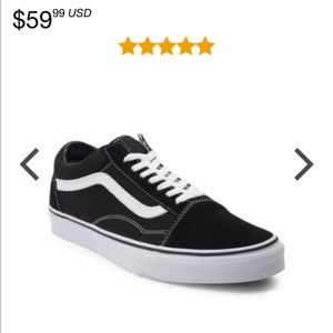 Black/White Vans!🖤